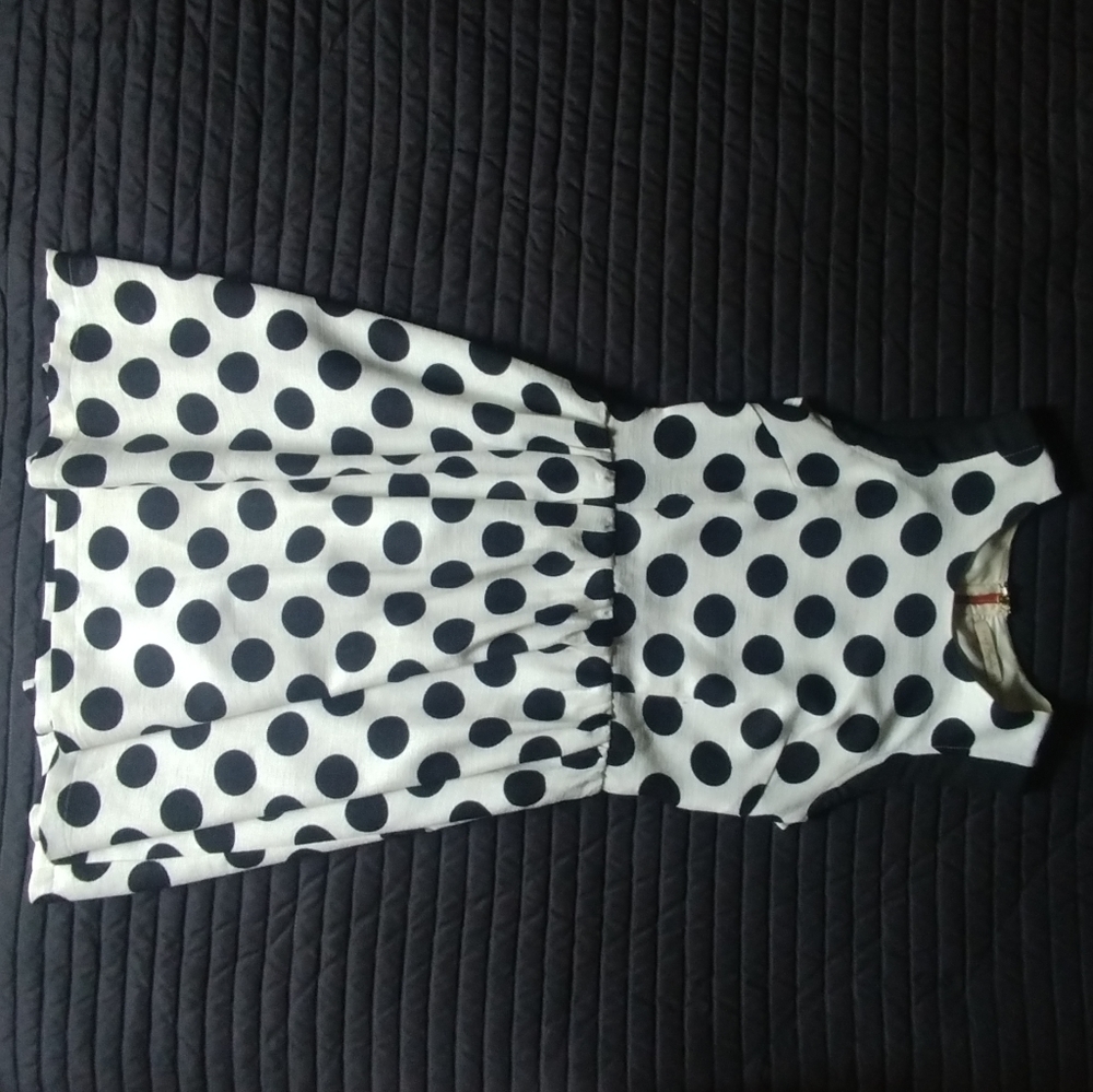 Black and White Poca Dot Dress